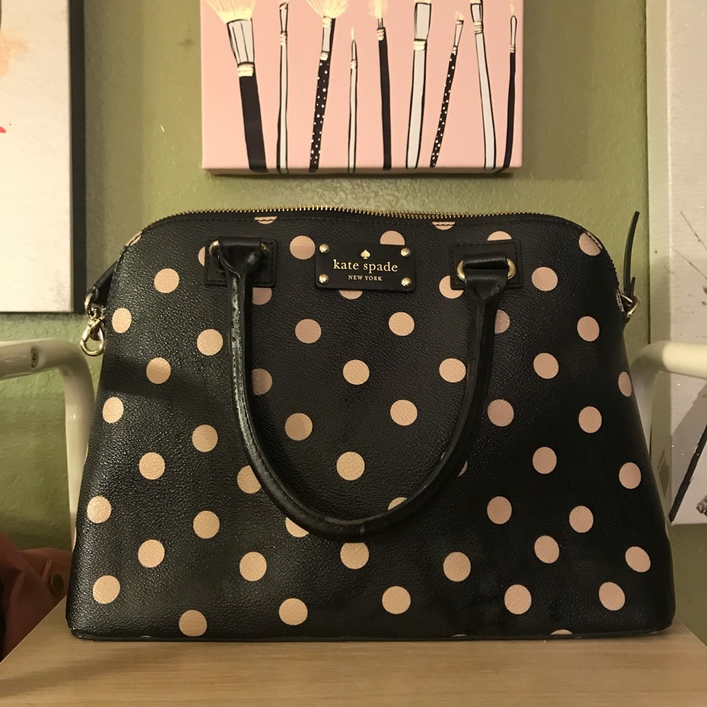 Kate spade polka dot bag
